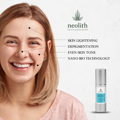 Neolith Skin Lightening Face Serum for Brighter, Glowing & Radiant Skin | Nano-bio technology KOREA | 30 ML