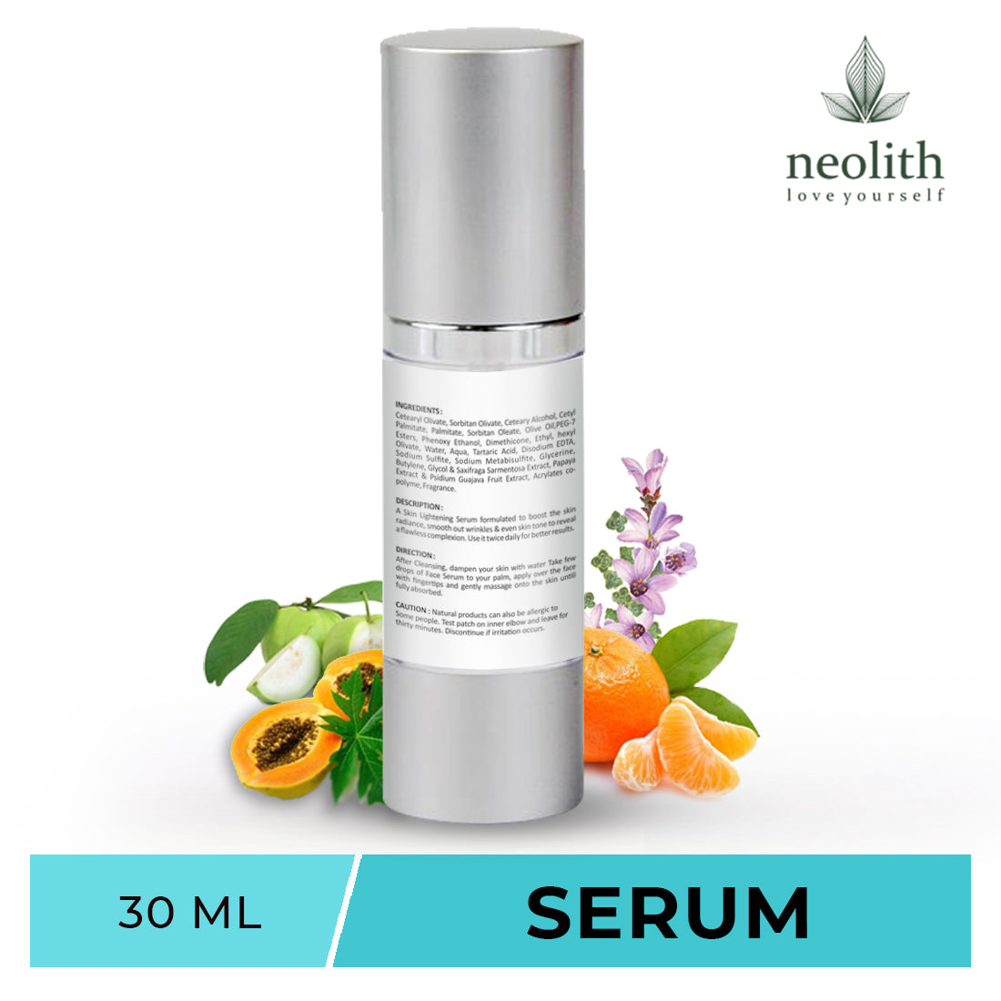 Neolith Skin Lightening Face Serum for Brighter, Glowing & Radiant Skin | Nano-bio technology KOREA | 30 ML