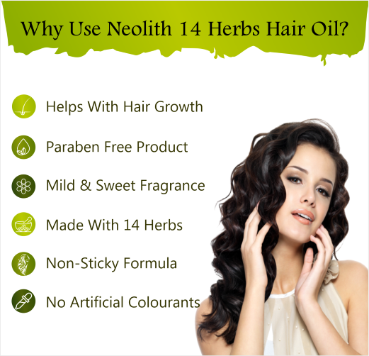 Neolith 14 Herbs Scalp and Hair oil for Hair Fall Control, Scalp nourishment, Hair regrowth || 100 ML